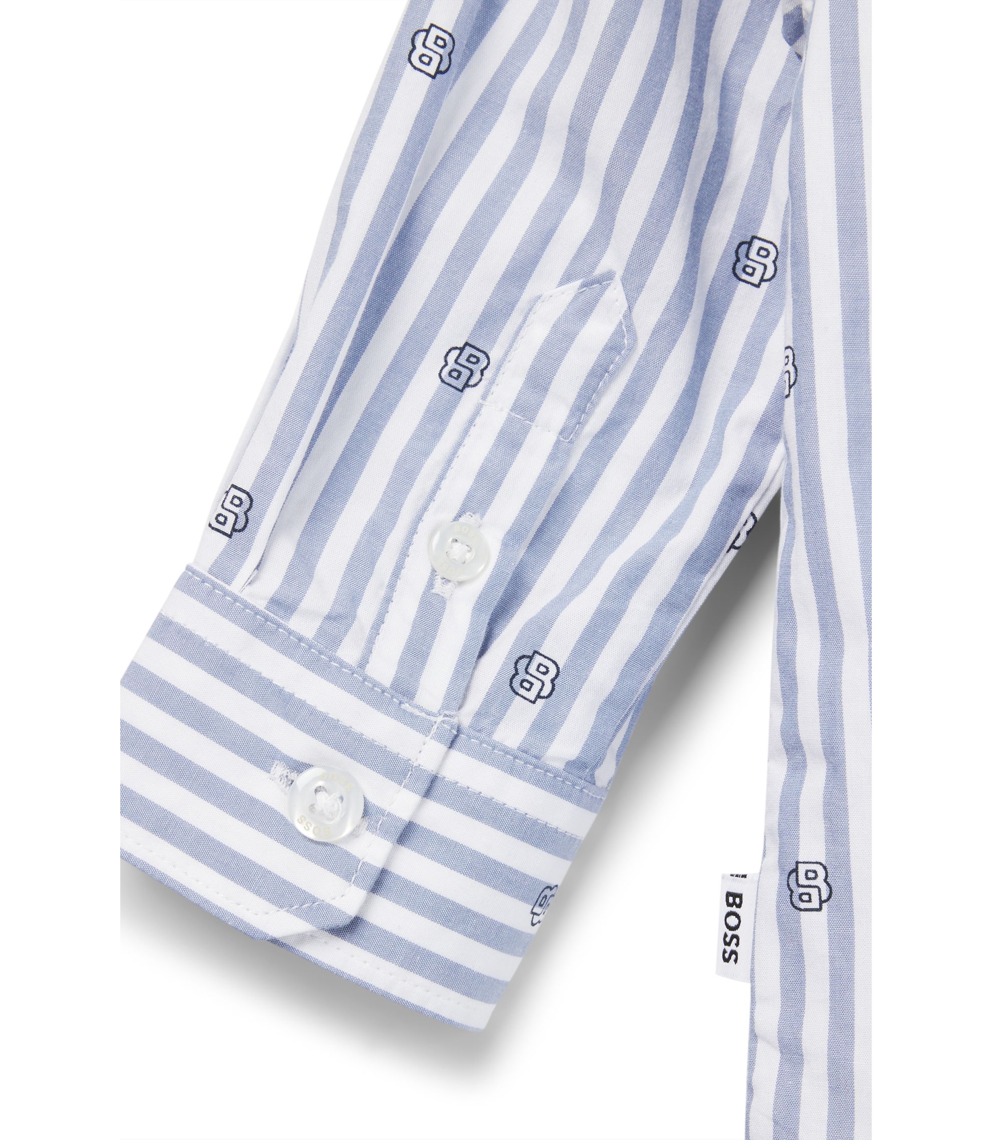 HUGO BOSS マルチストライプ/コットンシャツ HUGO BOSS マルチストライプ/コットンシャツ