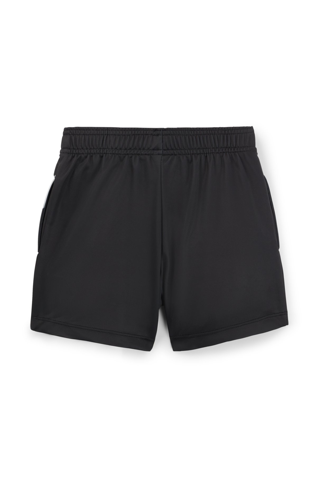 Kids' shorts in stretch fabric with degradé artwork, Black