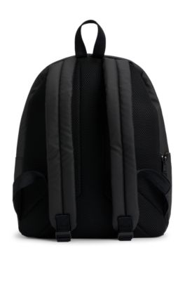 Mochila para crian&ccedil;a com riscas e log&oacute;tipo exclusivos, Black