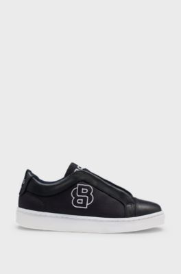 Kids' trainers with embroidered Double B monogram, Dark Blue