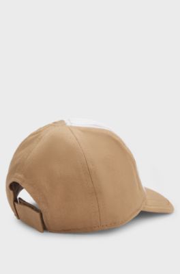 Gorra para beb&eacute;s con logo de panda rojo bordado, Marr&oacute;n