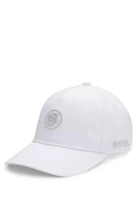 Gorra de sarga para niños con monograma Double B