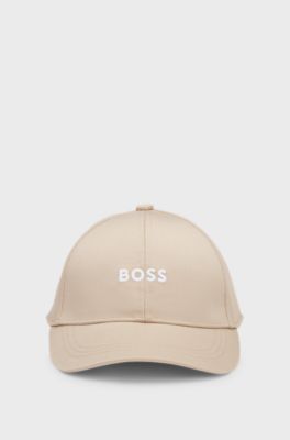 Gorra para ni&ntilde;os de sarga con logo bordado, Beige