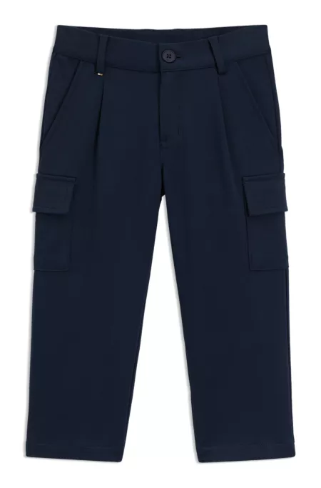 Pantalon cargo Loose en tissu stretch pour enfant