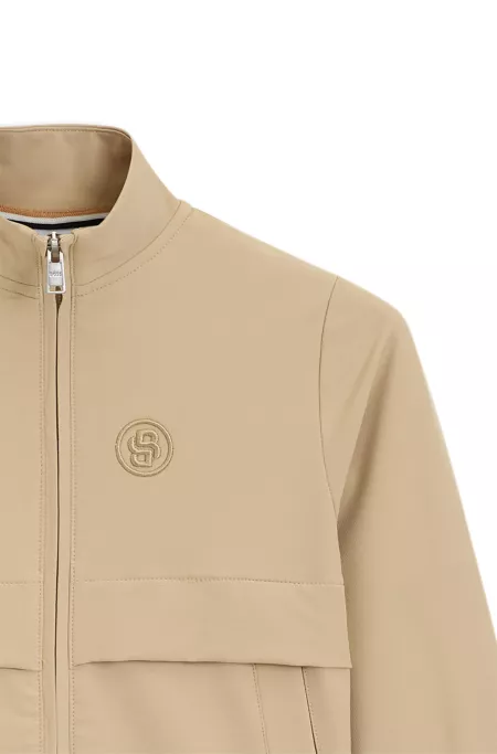Veste zippée avec monogramme Double B pour enfant