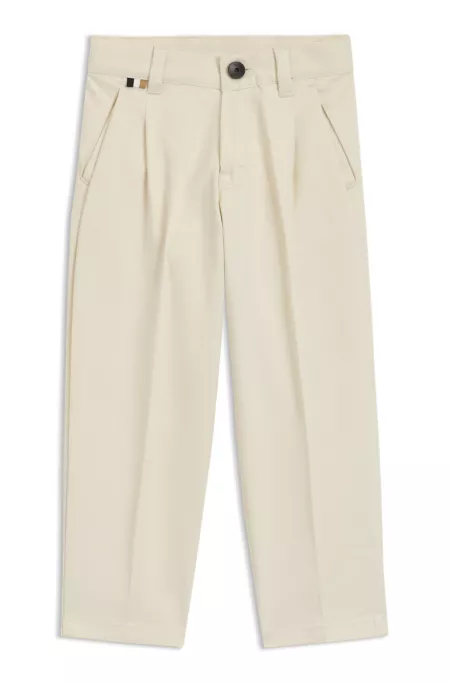 Chino en twill de coton stretch pour enfant