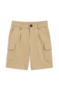Cargoshorts voor kinderen van stretchpiqué, Beige