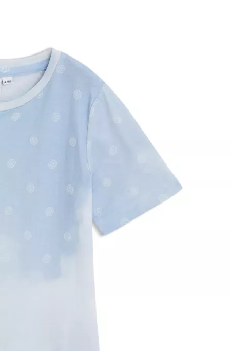 T-shirt avec monogrammes Double B et imprimé nuage pour enfant
