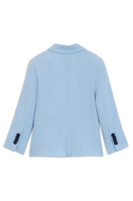 Kids' suit jacket in stretch fabric, Light Blue