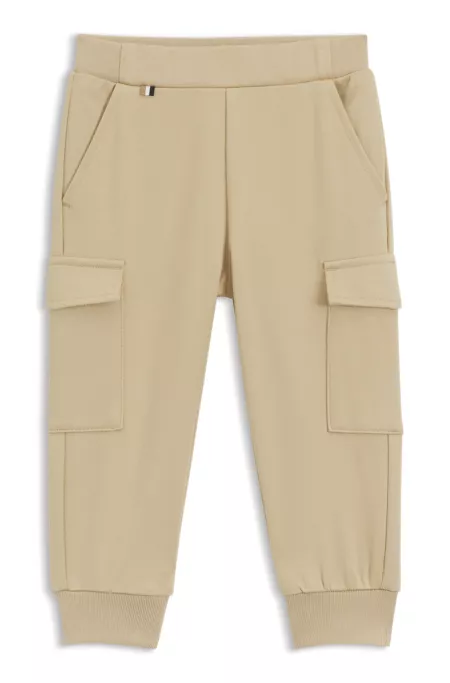 Pantalon cargo en piqué stretch pour enfant