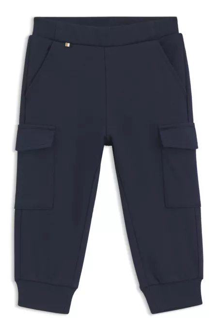 Pantalon cargo en piqué stretch pour enfant