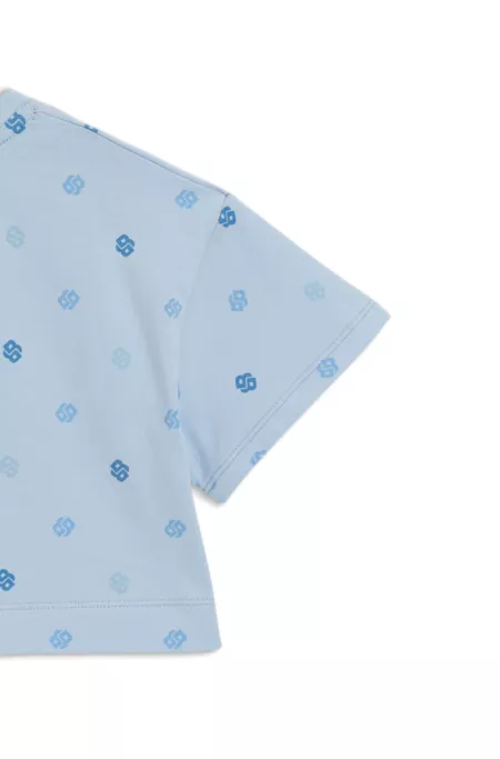 T-shirt en coton stretch à monogrammes Double B pour enfant