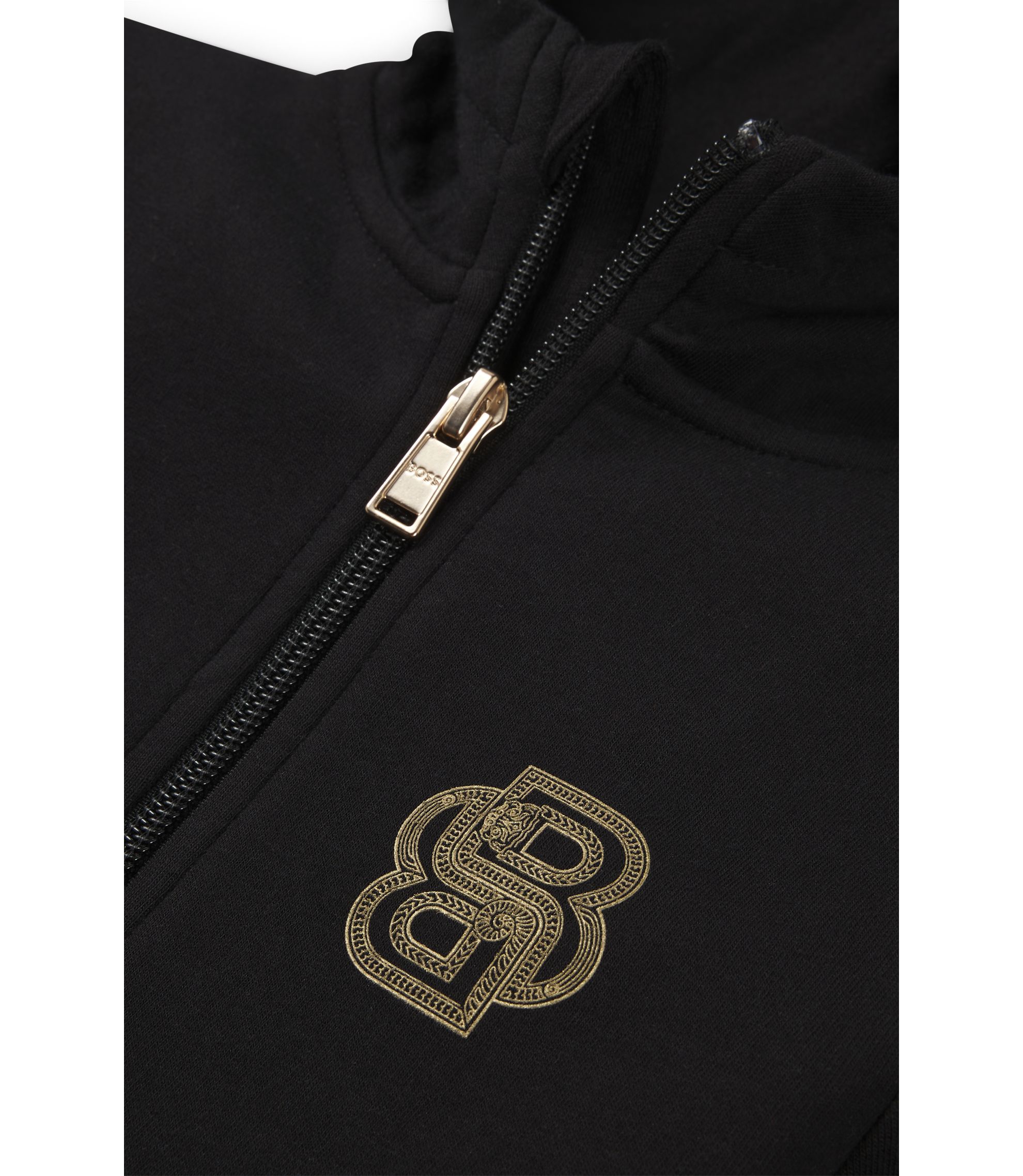 BOSS - BOSS x Creation of the Gods zip-up hoodie - Black