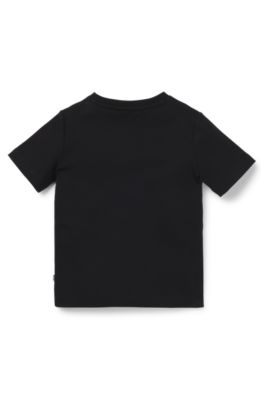 BOSS x Creation of the Gods T-shirt Taotie in cotone, Nero