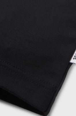 BOSS x Creation of the Gods コットン トウテツ Tシャツ, ブラック