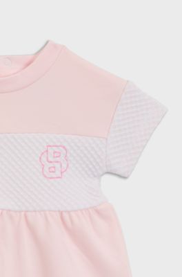 Set met jurkje en legging voor baby&rsquo;s in een cadeaubox, Lichtroze