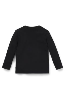 BOSS x Creation of the Gods long-sleeved T-shirt, Black
