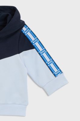 Gift-boxed three-piece tracksuit for babies, Light Blue