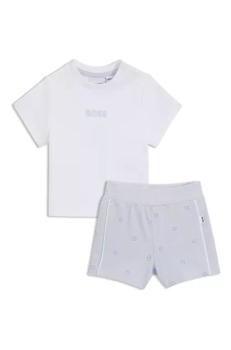 Boîte cadeau avec t-shirt et short pour bébé