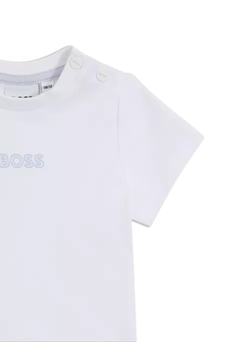 Boîte cadeau avec t-shirt et short pour bébé