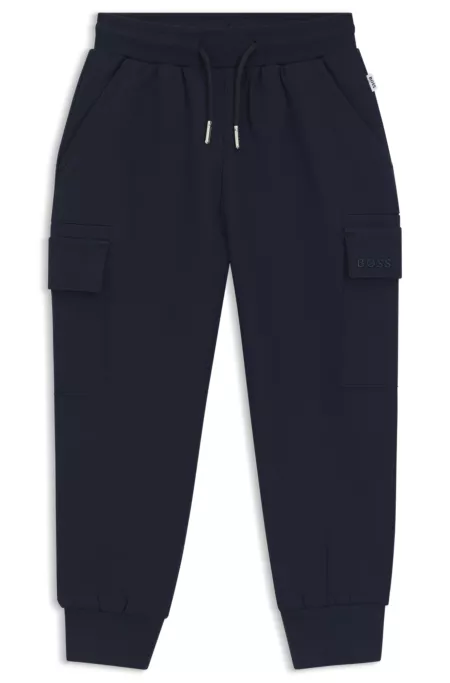 Pantalones de chándal para niños con logo bordado