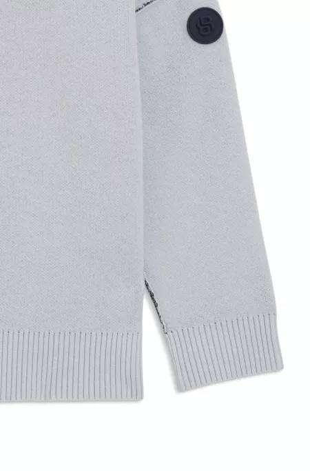 Pull en maille à monogramme Double B pour enfant