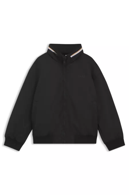 Veste matelassée à capuche pliable pour enfant