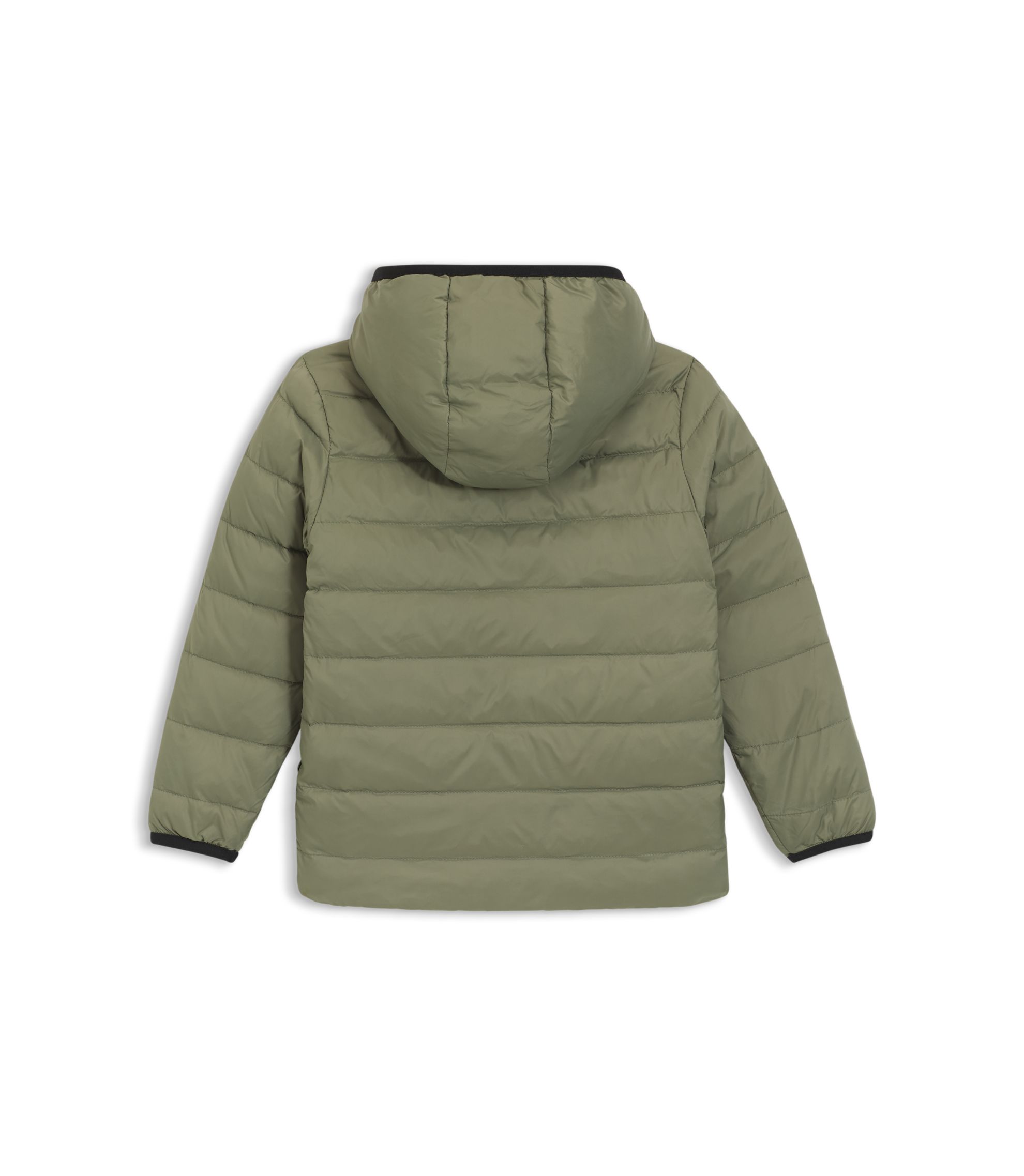 BOSS - キッズ リバーシブル はっ水ダウンジャケット - ダークグリーン