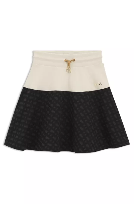 Jupe longue à imprimé monogramme pour enfant