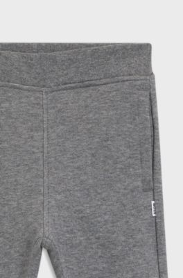 Tuta sportiva da bambini in misto cotone con monogramma Double B, Grigio scuro