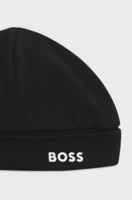 Gift-boxed sleepsuit and hat set for babies, Light Beige