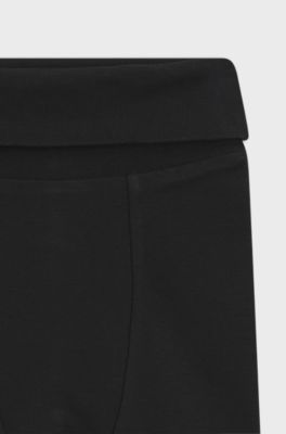 Tuta sportiva reversibile per neonati in cotone con logo, Nero