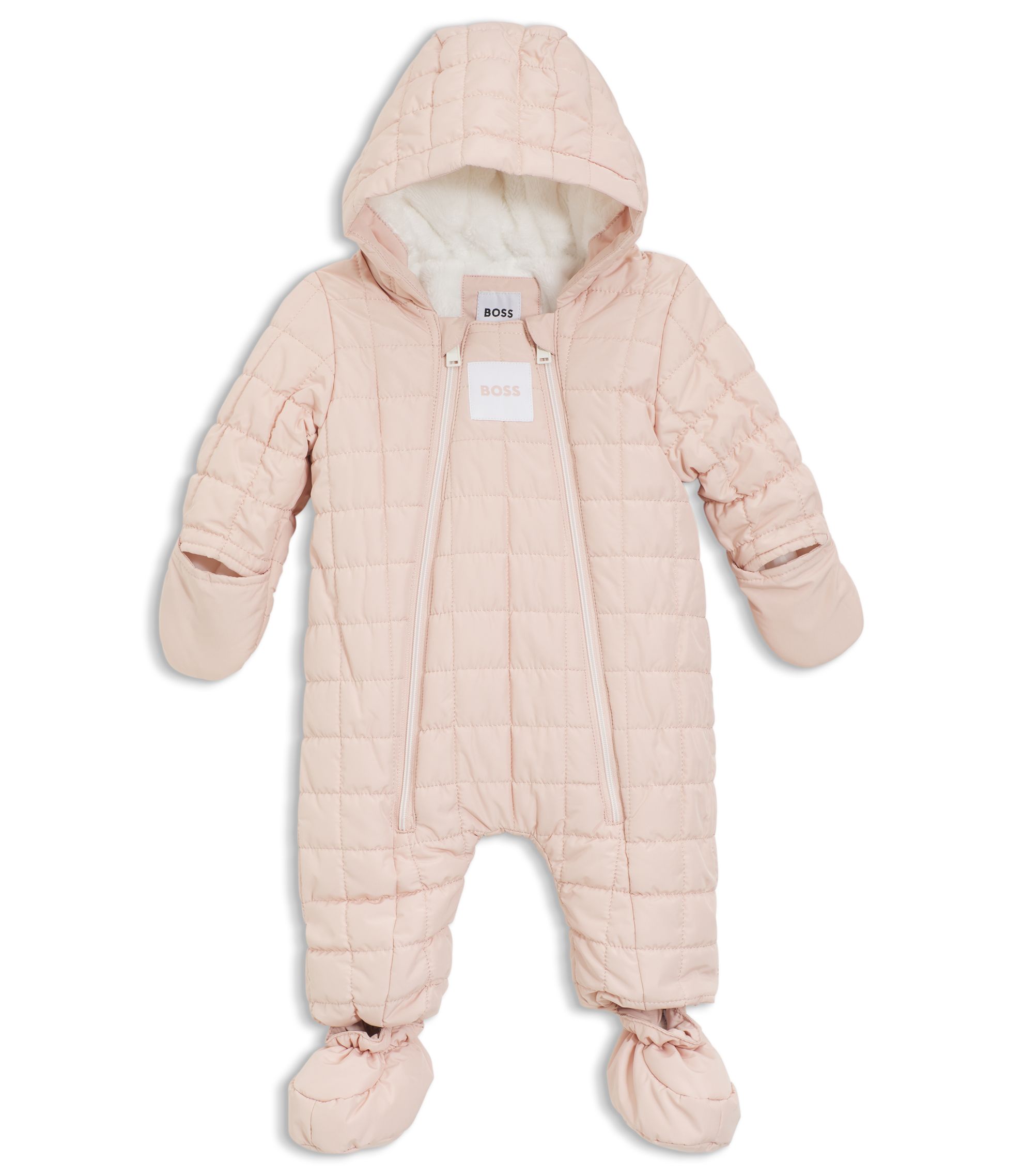 Combinaison de Neige Duvet Hiver Matelassée à Capuche Snowsuit