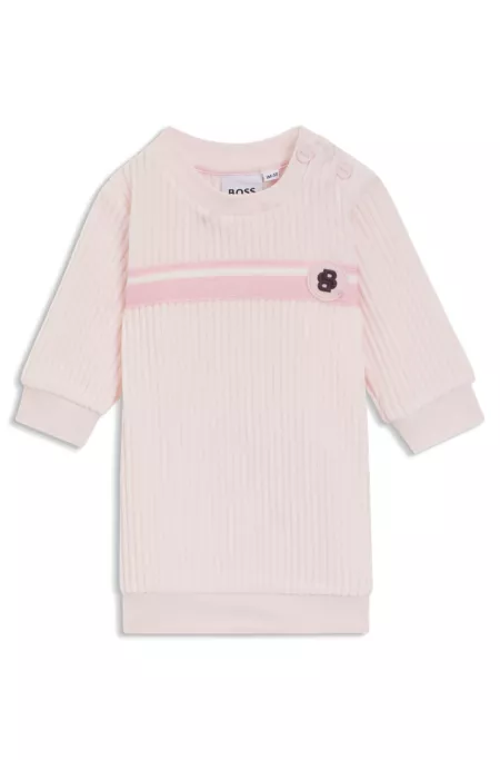 Robe en velours côtelé de coton stretch mélangé pour bébé