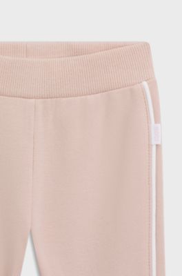 Gift-boxed three-piece tracksuit set for babies, light pink