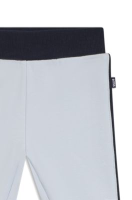 Gift-boxed three-piece tracksuit set for babies, Light Blue