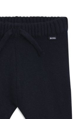 Gift-boxed two-piece tracksuit set for babies, Dark Blue