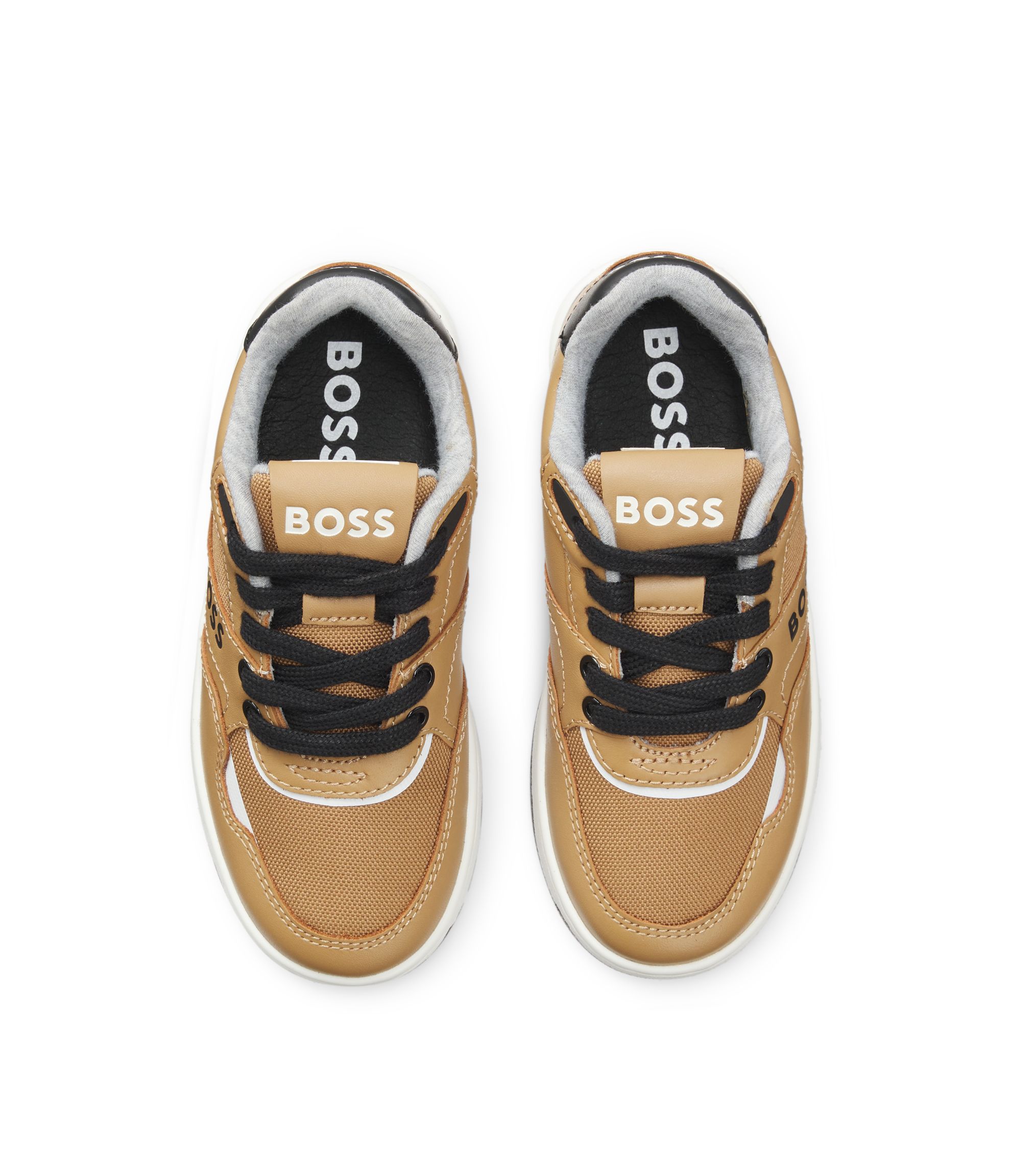 シューズ BOSS Jr. シューズ BOSS Jr. BOSS Lace-Up Elasticated Sneakers for BOY | Kids