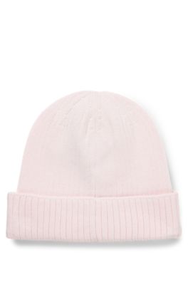 Berretto per neonati in maglia di cotone, Rosa chiaro