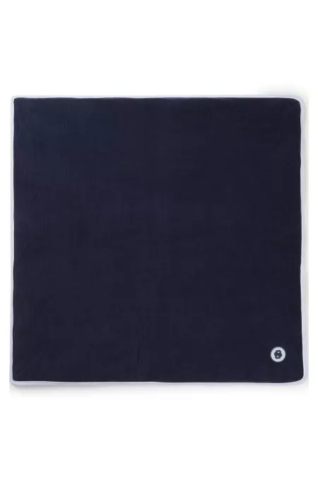 Couverture en coton et velours côtelé avec poignée de transport pour bébé