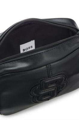 Borsa da bambini con monogramma Double B, Nero