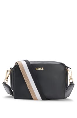 Borsa da bambini con monogramma Double B, Nero