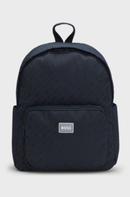 Kids' backpack with Double B monograms, Dark Blue