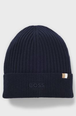 Barnm&ouml;ssa med broderad logga, M&ouml;rkbl&aring;