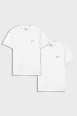 Set van twee T-shirts voor kinderen, Wit