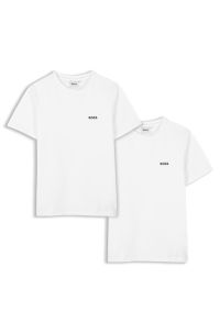 Lot de deux t-shirts pour enfant, Blanc