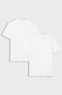 Set van twee T-shirts voor kinderen, Wit