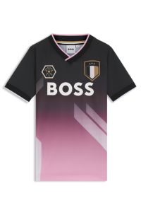 T-shirt en jersey stretch avec imprimé en dégradé pour enfant, Fantaisie