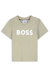 T-shirt con logo per bambini, Verde