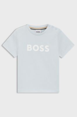 Kids' logo T-shirt, Light Blue